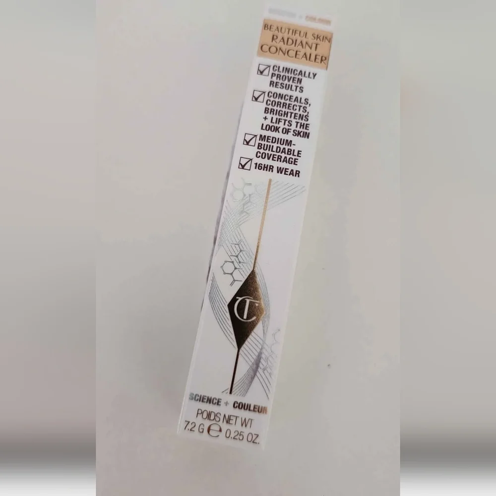 Charlotte Tilbury Beautiful Skin Radiant Concealer 10 Tan Dore' new